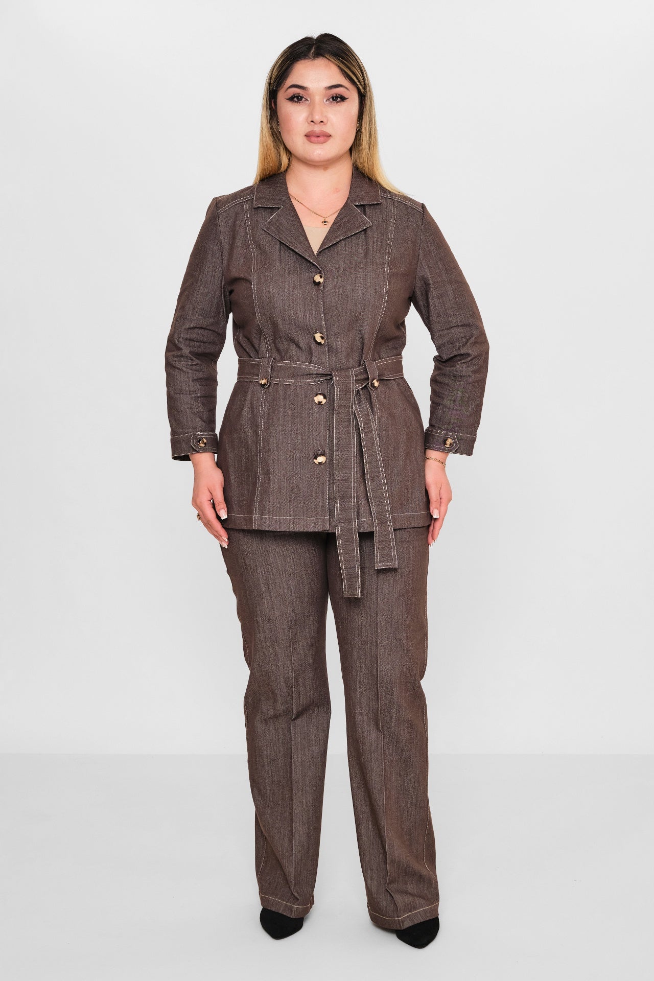 Dress port - Plus Size Suit (DSP26Y3436) - 8690200116438