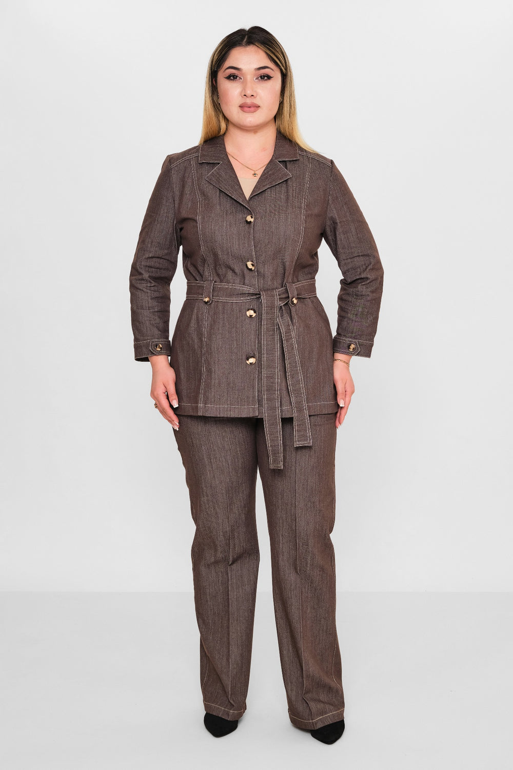 Dress port - Plus Size Suit (DSP26Y3436) - 8690200116438
