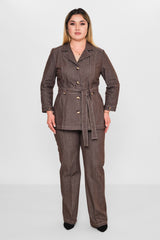 Dress port - Plus Size Suit (DSP26Y3436) - 8690200116438