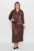 Dress port - Plus Size Suit (DSP26Y3426) - 8690200116506