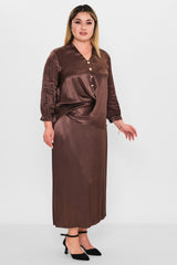 Dress port - Plus Size Suit (DSP26Y3426) - 8690200116506