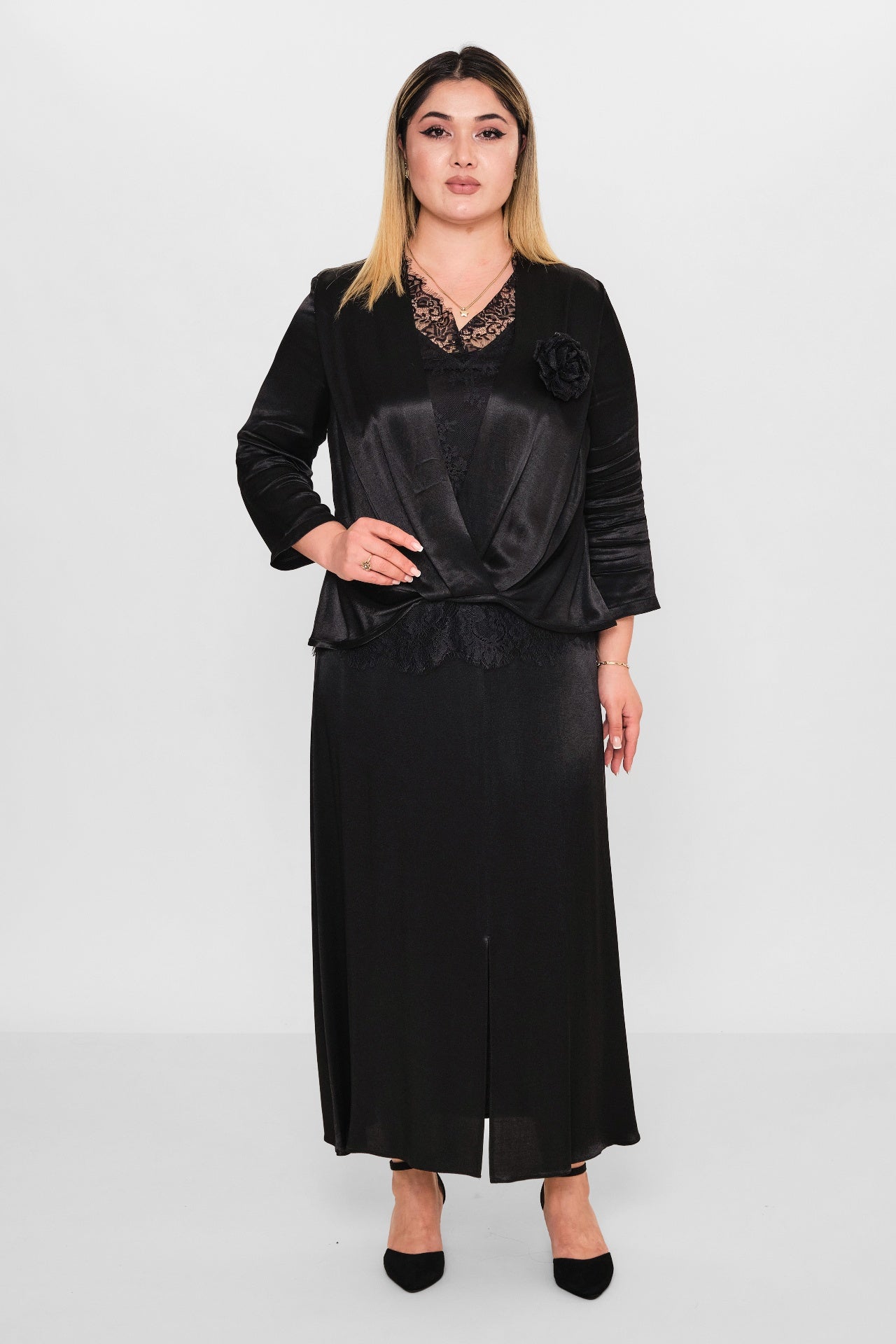 Dress port - Plus Size Suit (DSP26Y3415) - 8690200116513