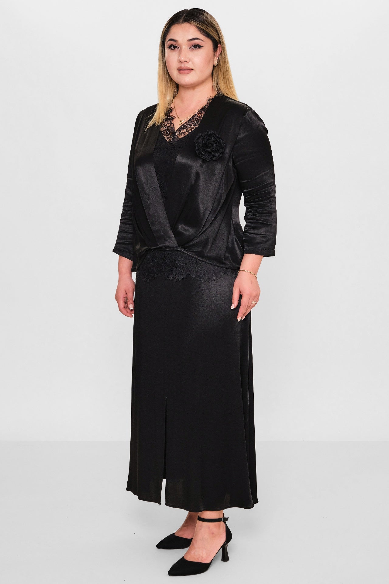 Dress port - Plus Size Suit (DSP26Y3415) - 8690200116513