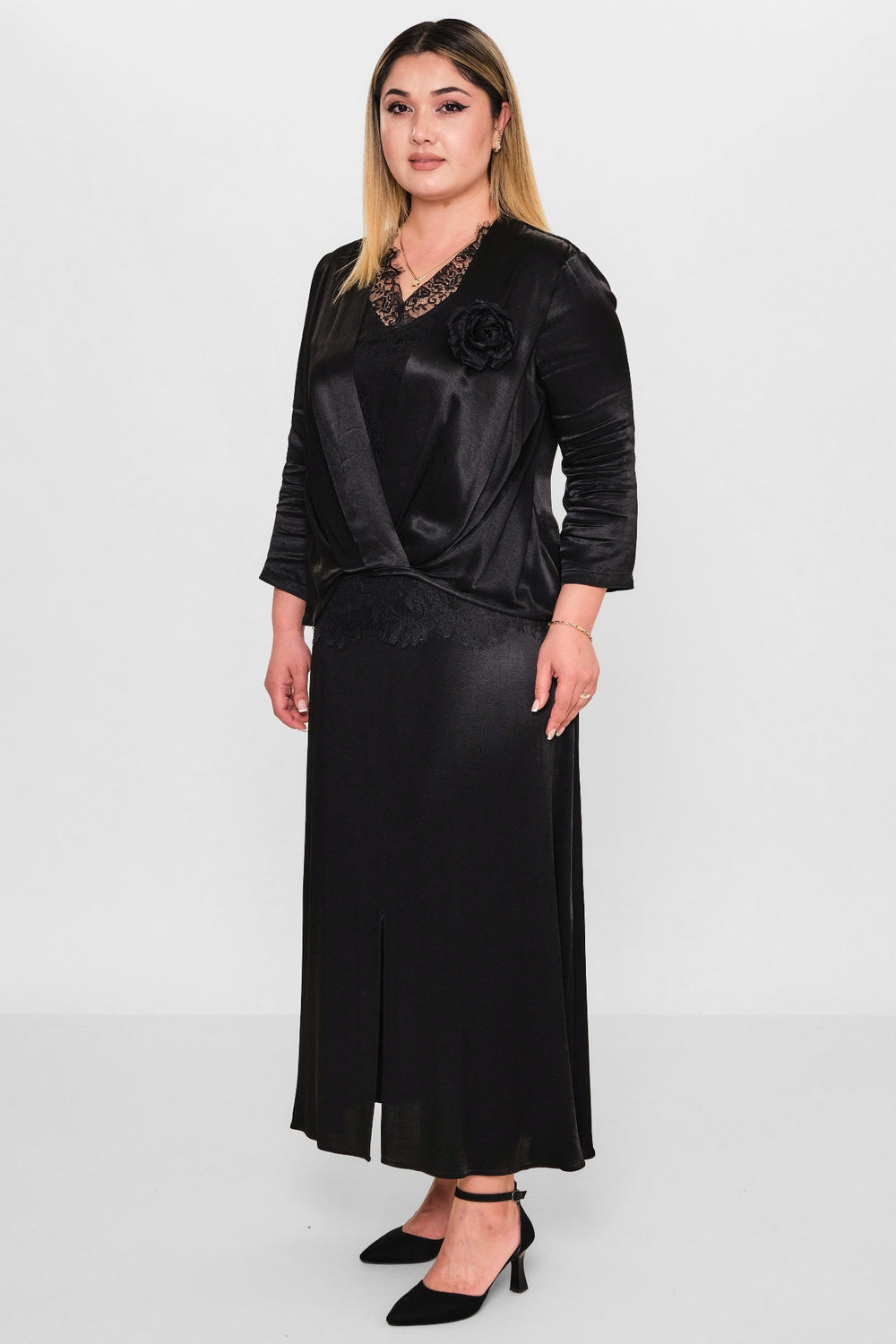 Dress port - Plus Size Suit (DSP26Y3415) - 8690200116513