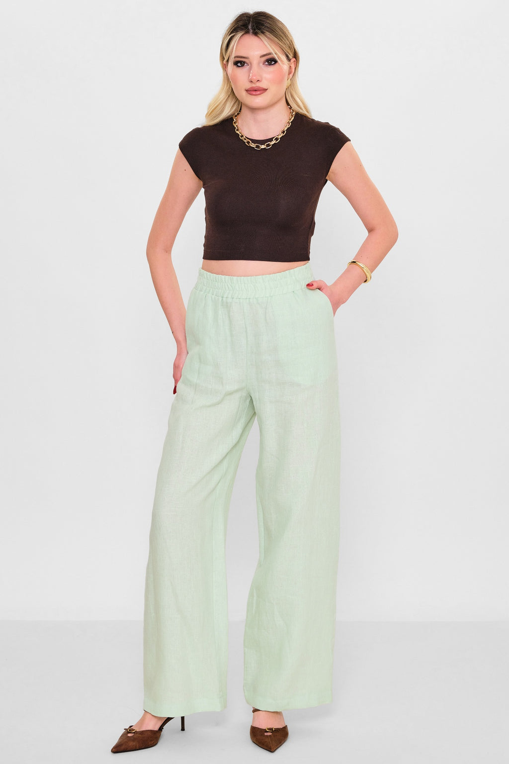 Jarrivee - Plus Size Trousers (JRVSS25J1089) - 8690200116575