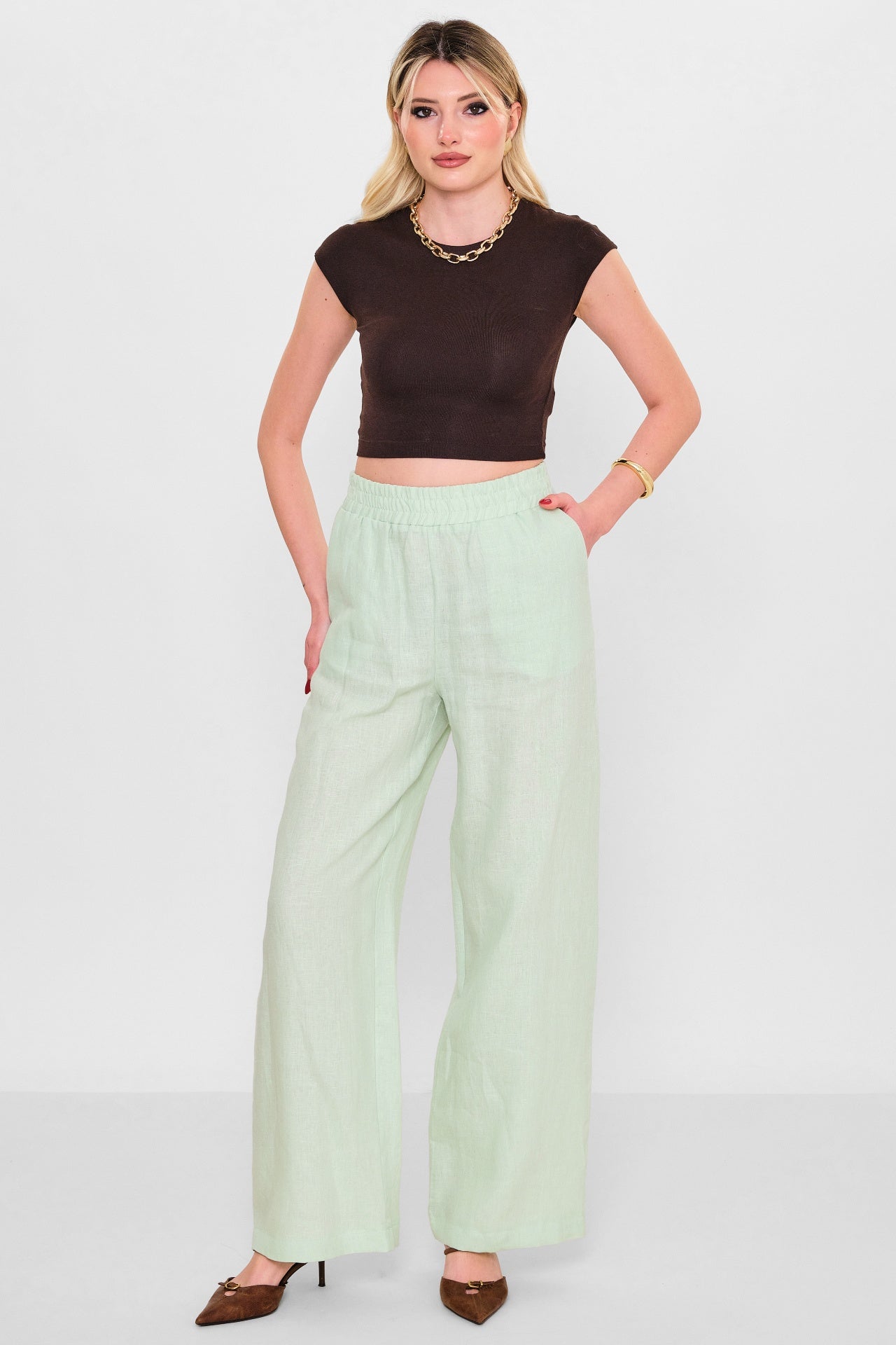 Jarrivee - Plus Size Trousers (JRVSS25J1089) - 8690200116575
