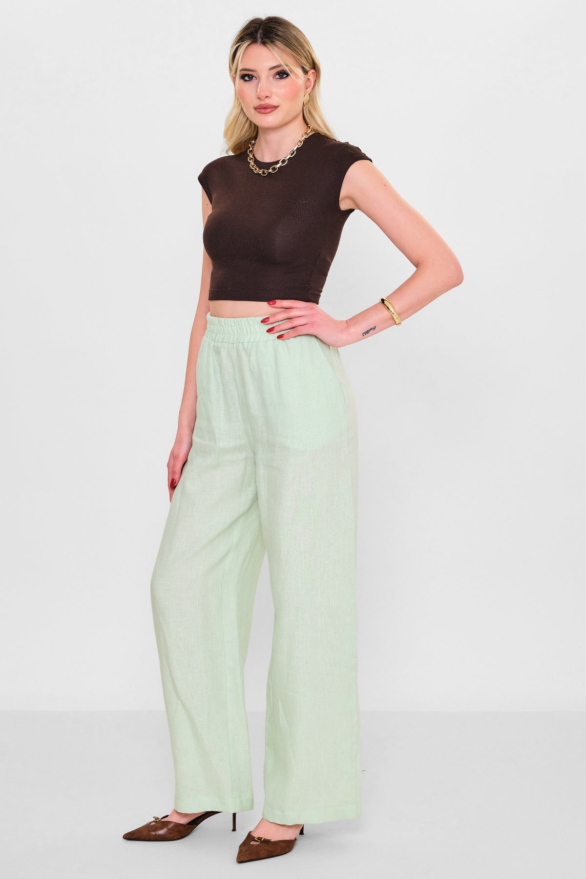 Jarrivee - Plus Size Trousers (JRVSS25J1089) - 8690200116575