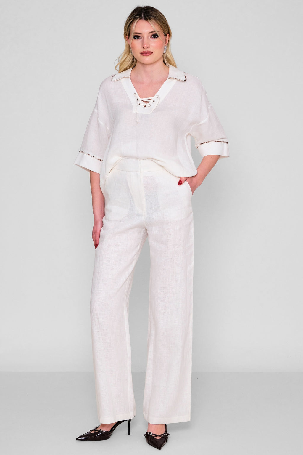 Jarrivee - Plus Size Trousers (JRVSS25J1107) - 8690200116582