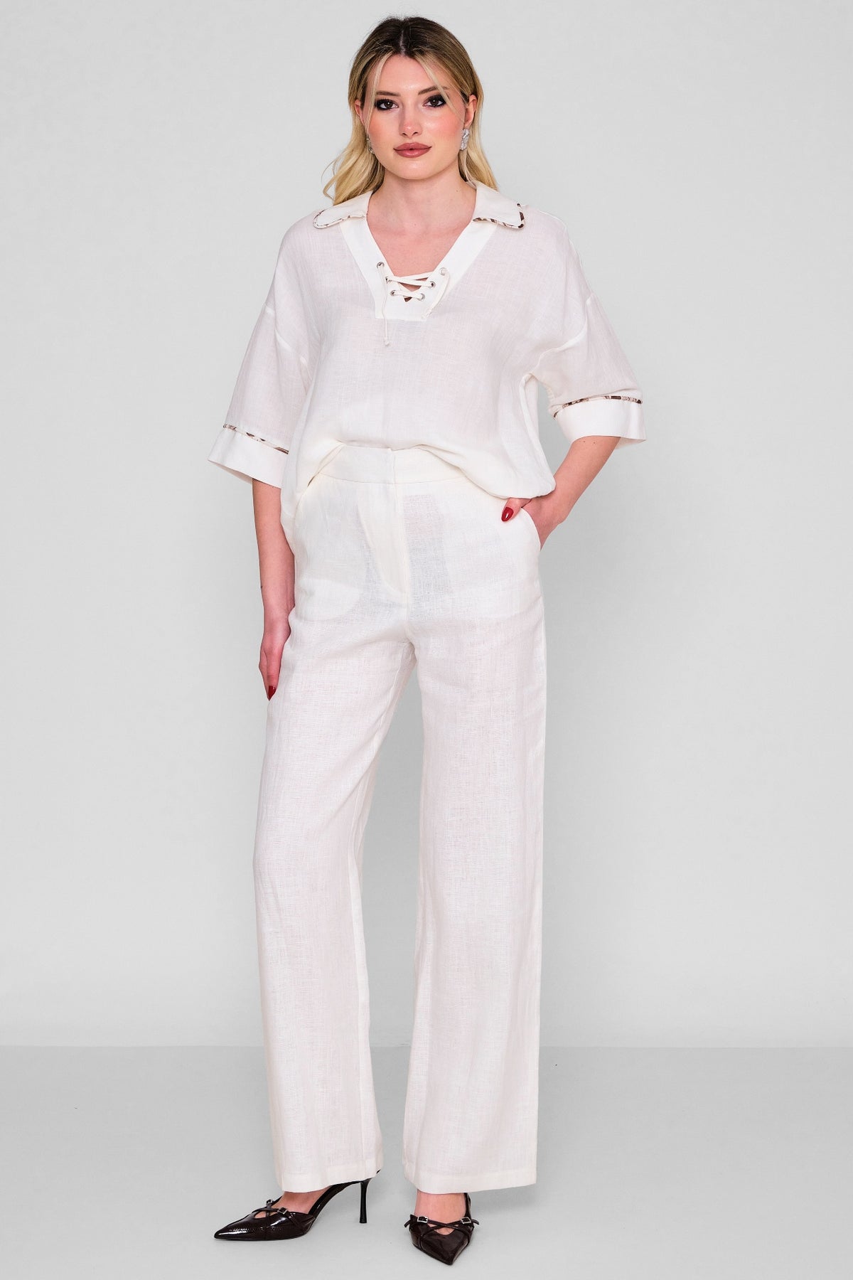 Jarrivee - Plus Size Trousers (JRVSS25J1107) - 8690200116582