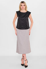 Myraang - Plus Size Blouse (MRG26Y02-3111) - 8690200116933