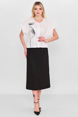 Myraang - Plus Size Blouse (MRG26Y02-3112) - 8690200116971