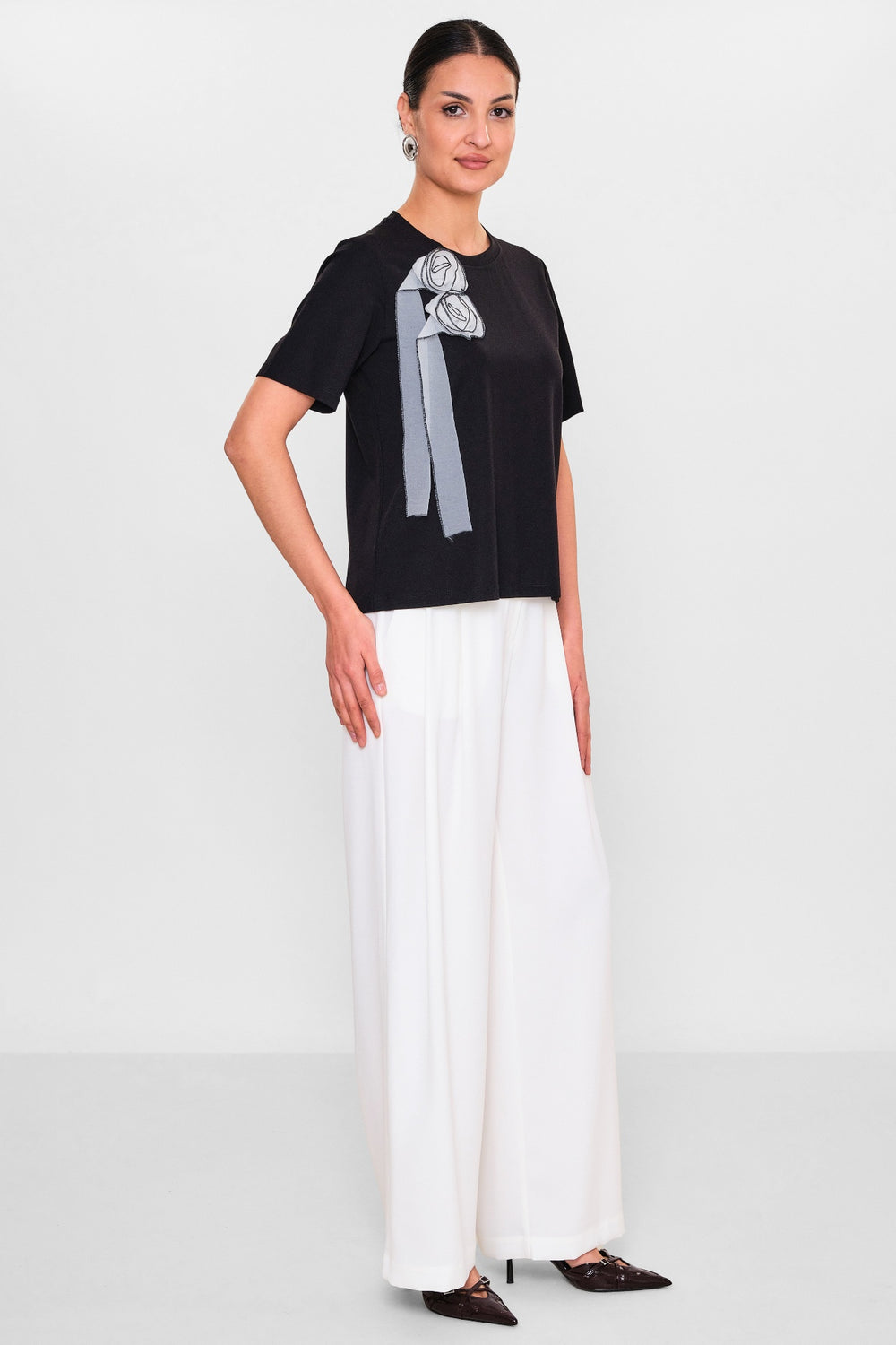 Myraang - Plus Size Blouse (MRG26Y02-3114) - 8690200116995