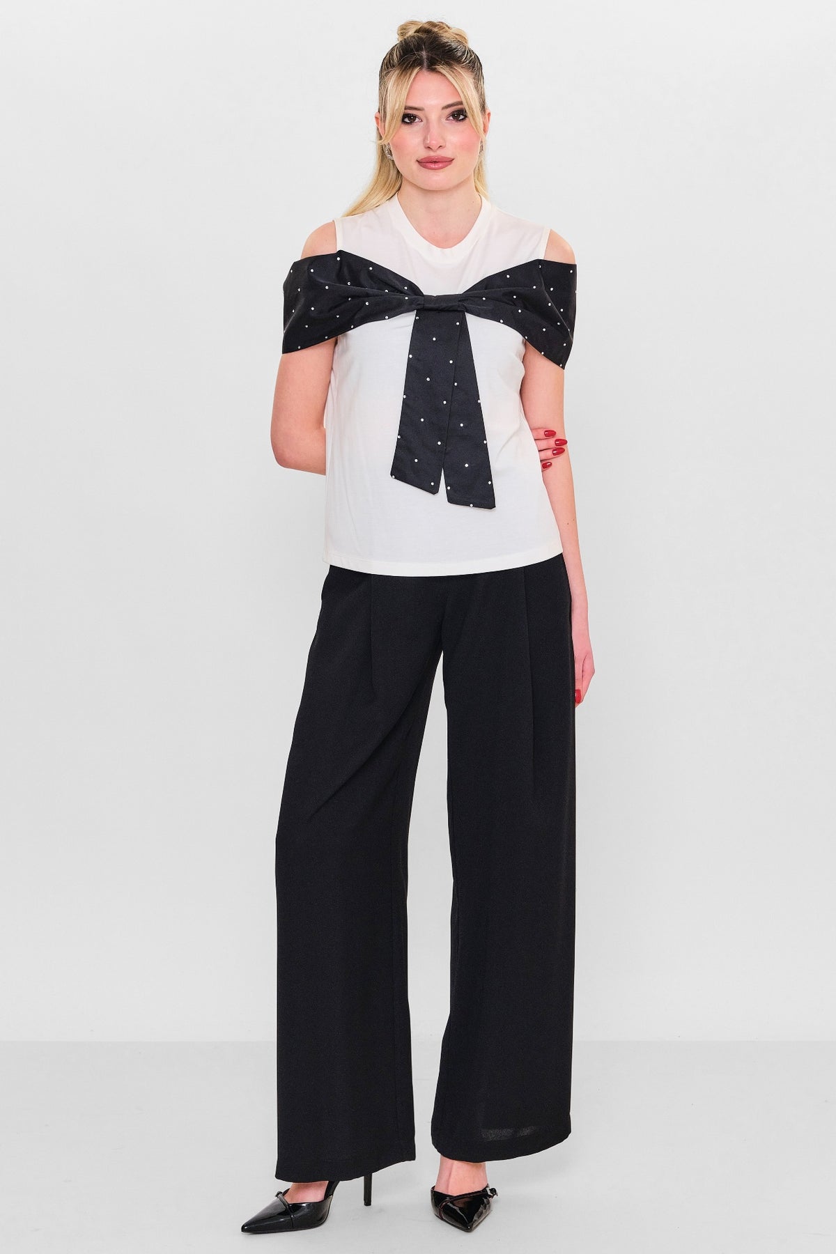 Myraang - Plus Size Blouse (MRG26Y02-3115) - 8690200117008