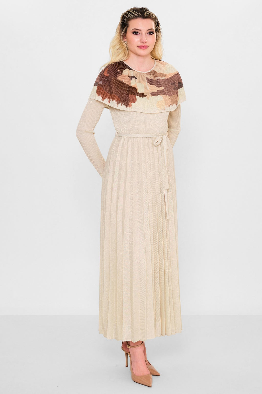 Myraang - Plus Size Dress (MRG26Y05-3055) - 8690200117060