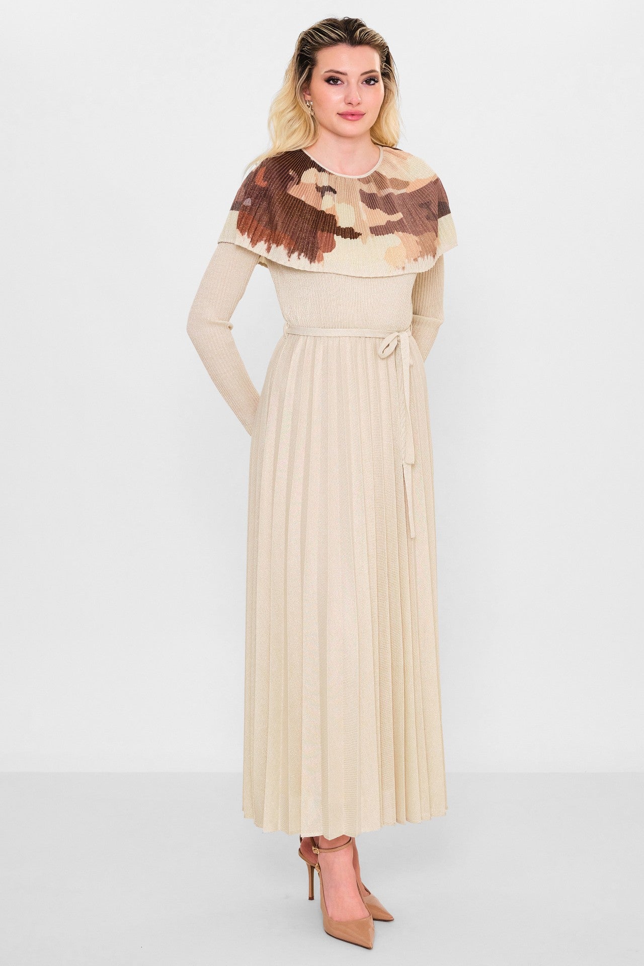 Myraang - Plus Size Dress (MRG26Y05-3055) - 8690200117060