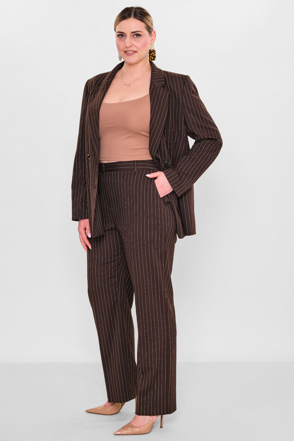 Laluce - Plus Size Trousers (L2.Y26.PNT.2P236) - 8690200117183