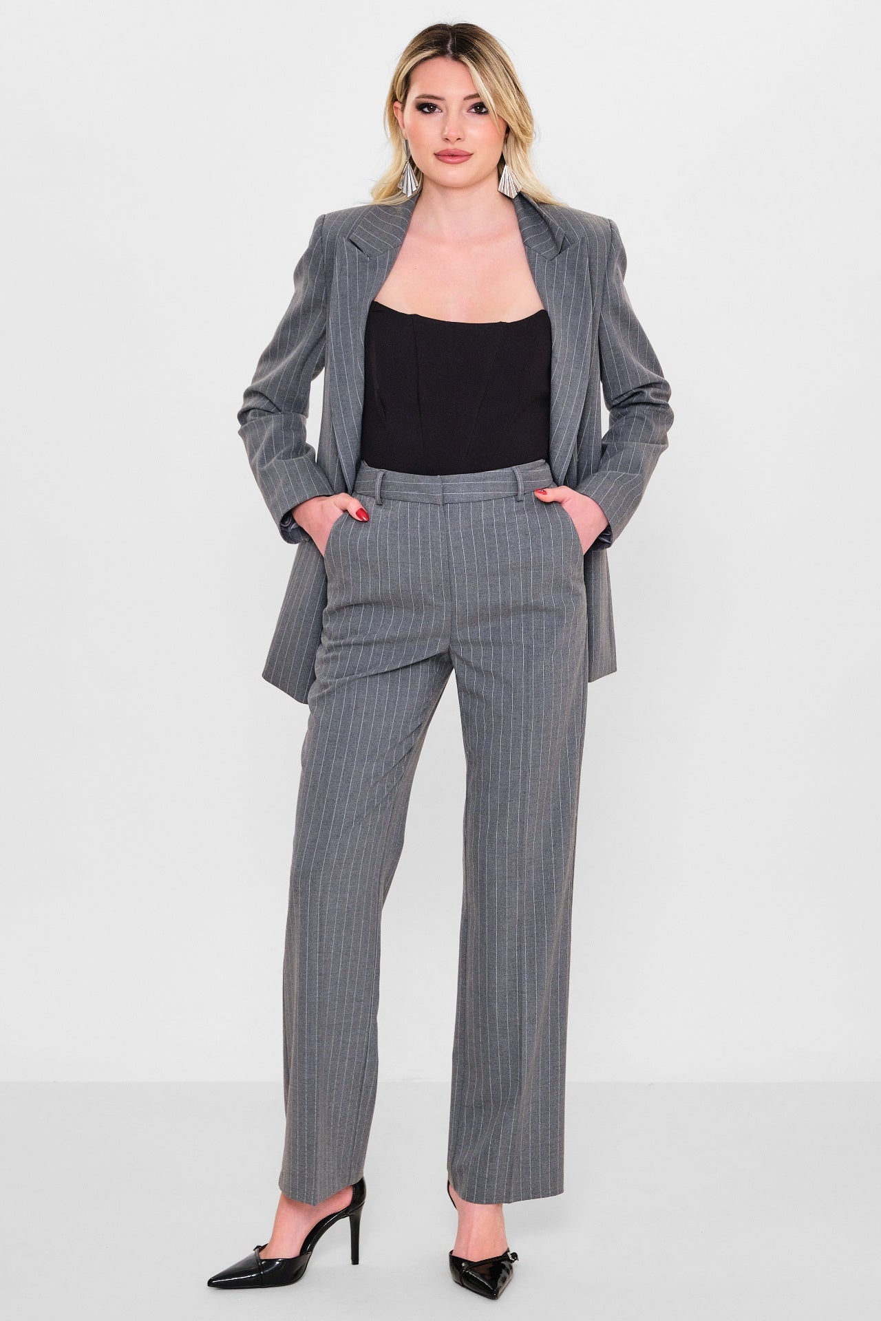 Laluce - Plus Size Trousers (LL.Y26.PNT.LP236) - 8690200117268