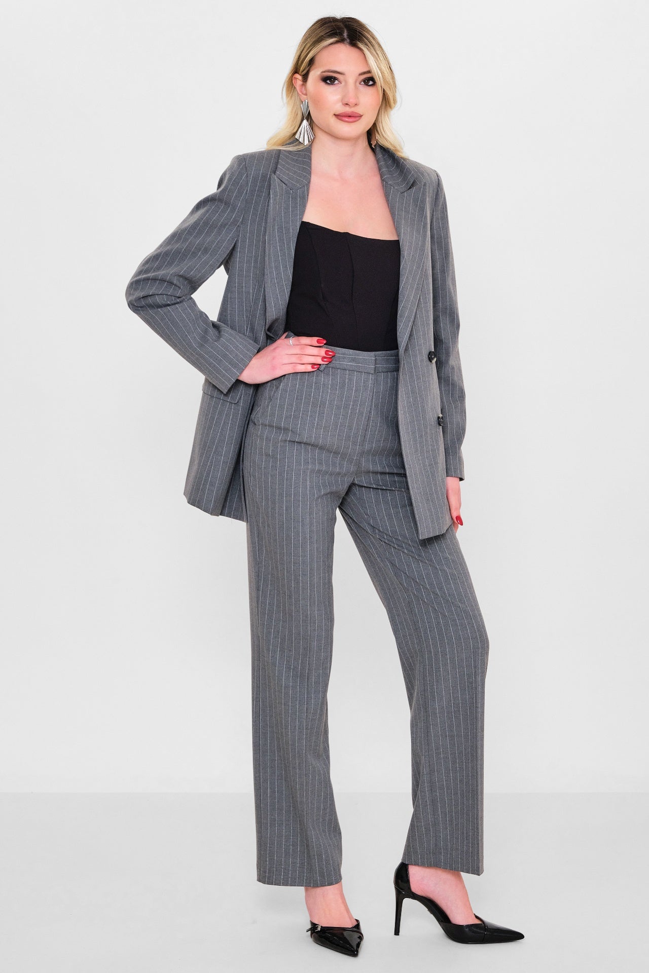 Laluce - Plus Size Trousers (LL.Y26.PNT.LP236) - 8690200117268
