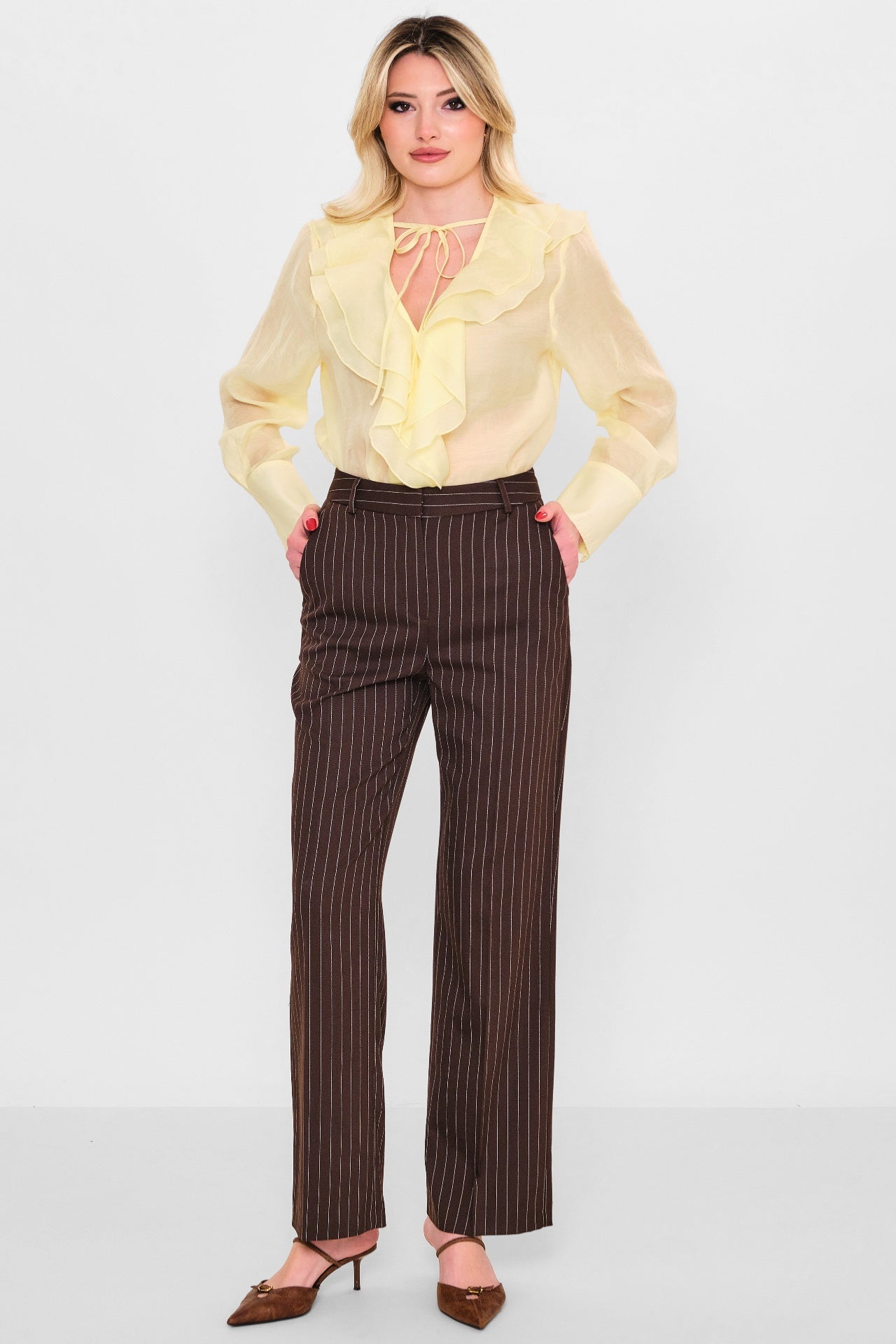 Laluce - Plus Size Trousers (LL.Y26.PNT.LP236) - 8690200117282
