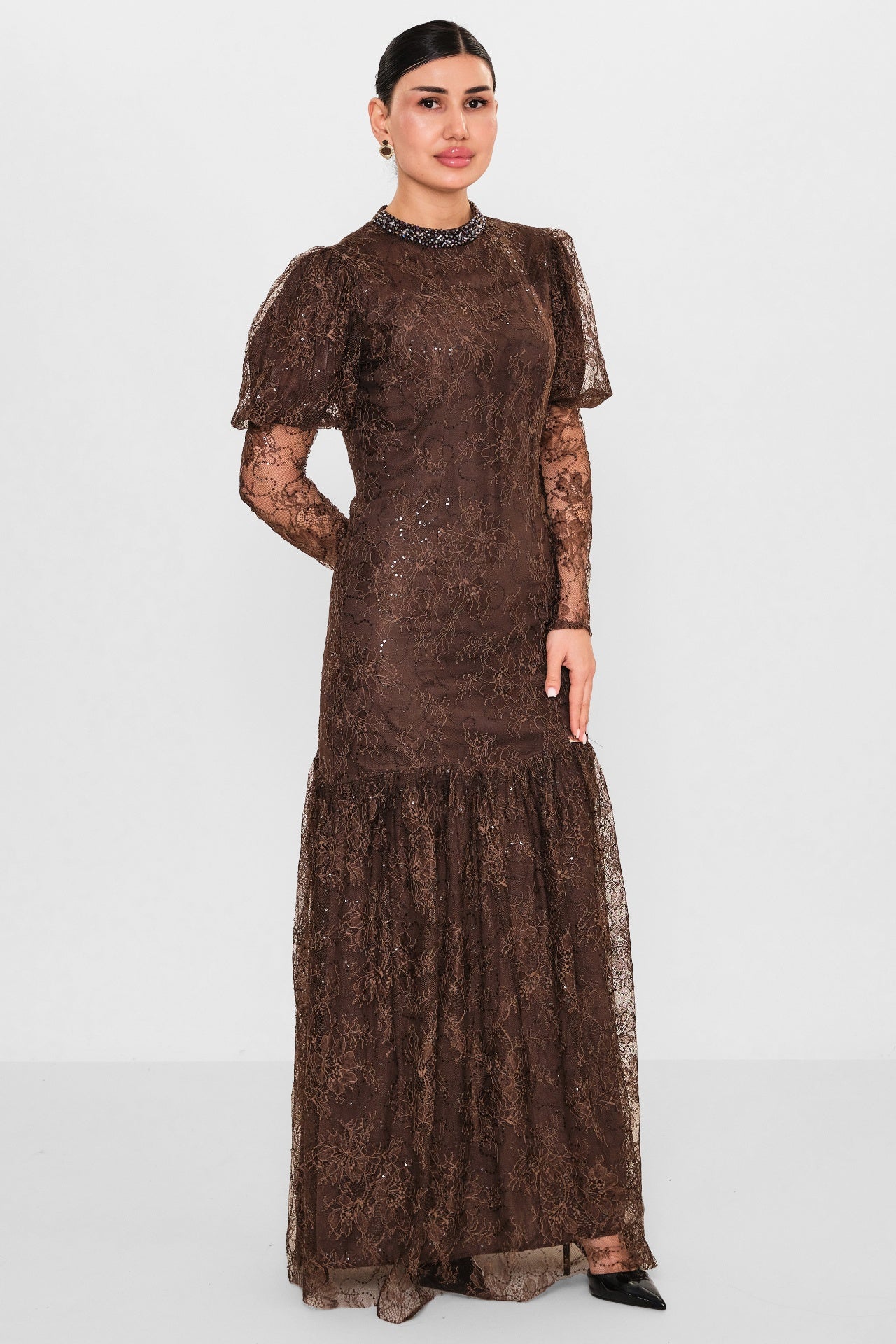 Nupel line - Plus Size Dress (NPL26Y5153) - 8690200117336