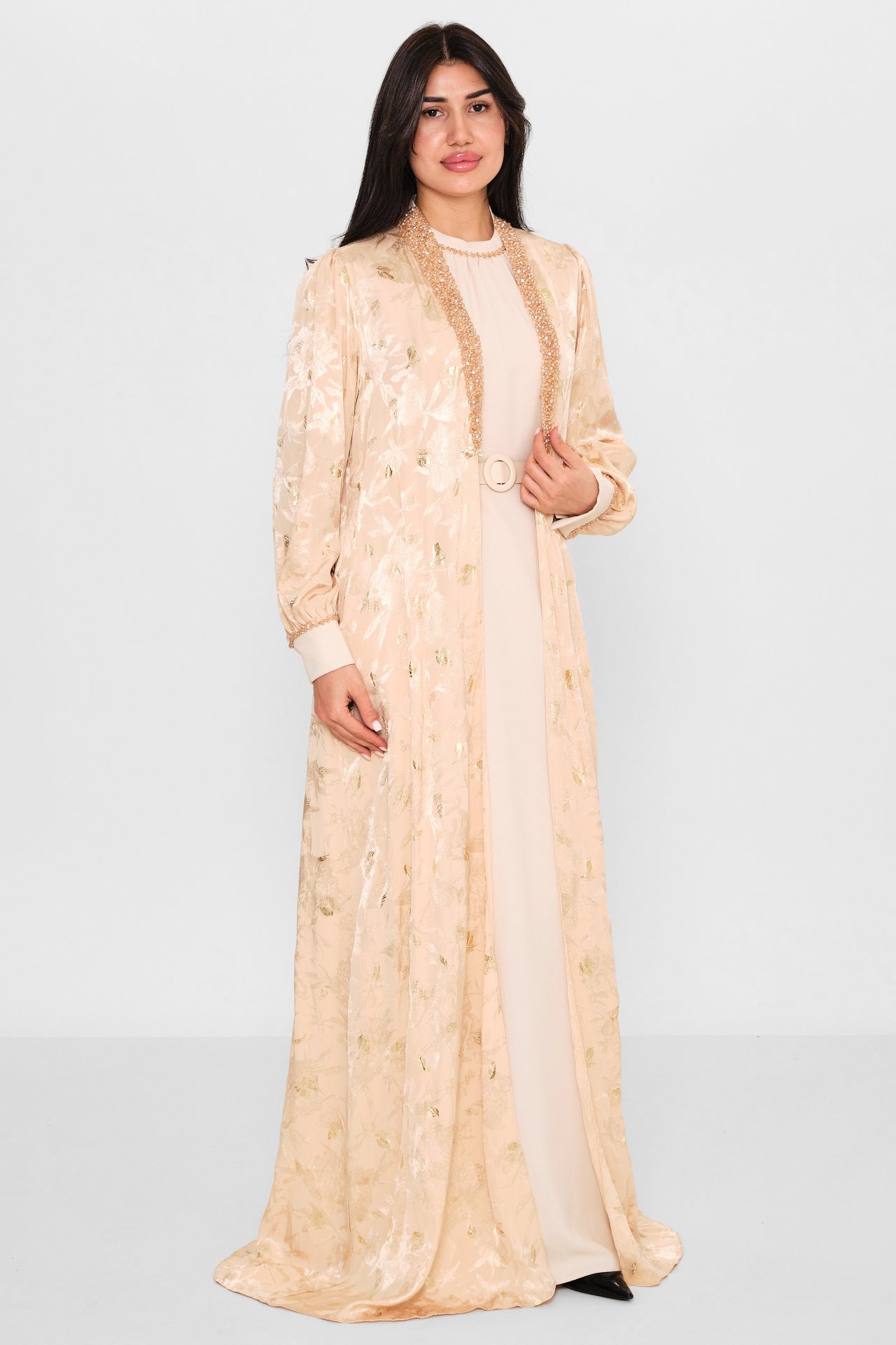 Nupel li̇ne - Plus Size Dress (NPL26Y5136) - 8690200117343