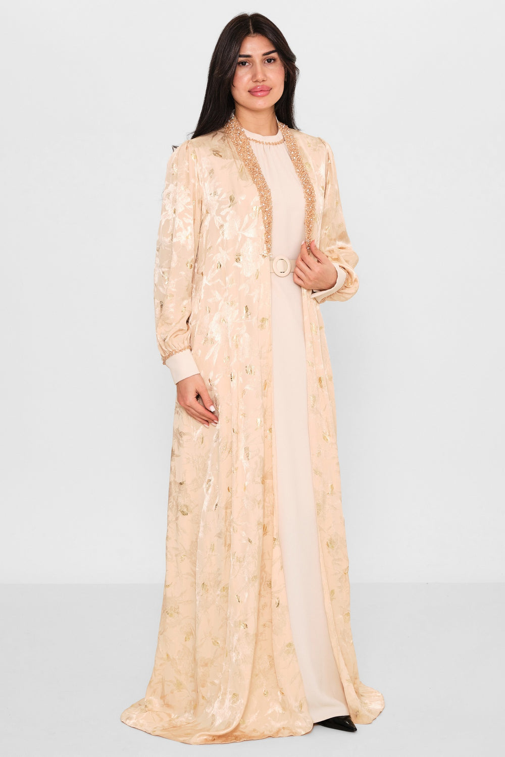 Nupel li̇ne - Plus Size Dress (NPL26Y5136) - 8690200117343