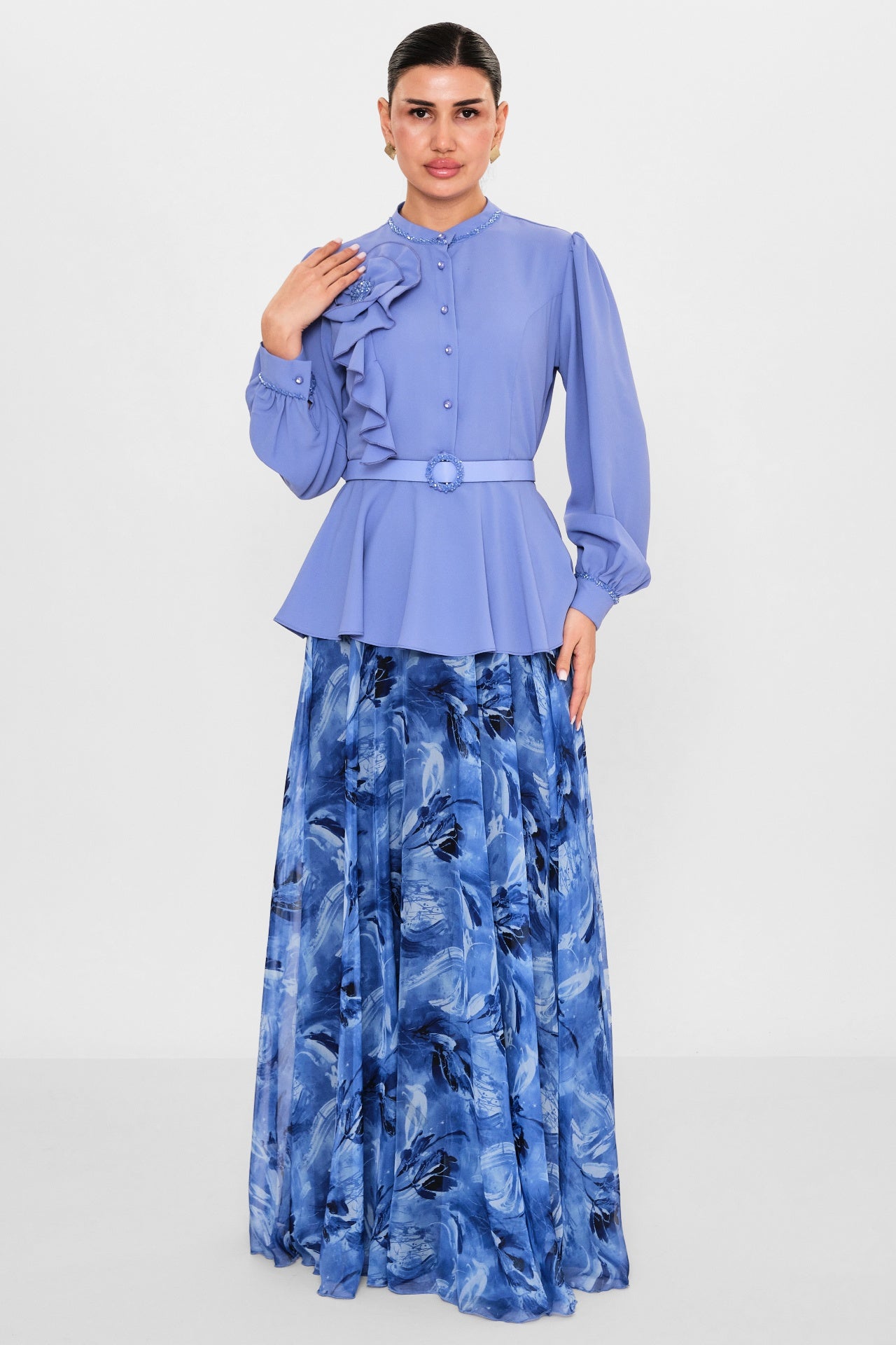 Nupel li̇ne - Plus Size Suit (NPL26Y9144) - 8690200117381