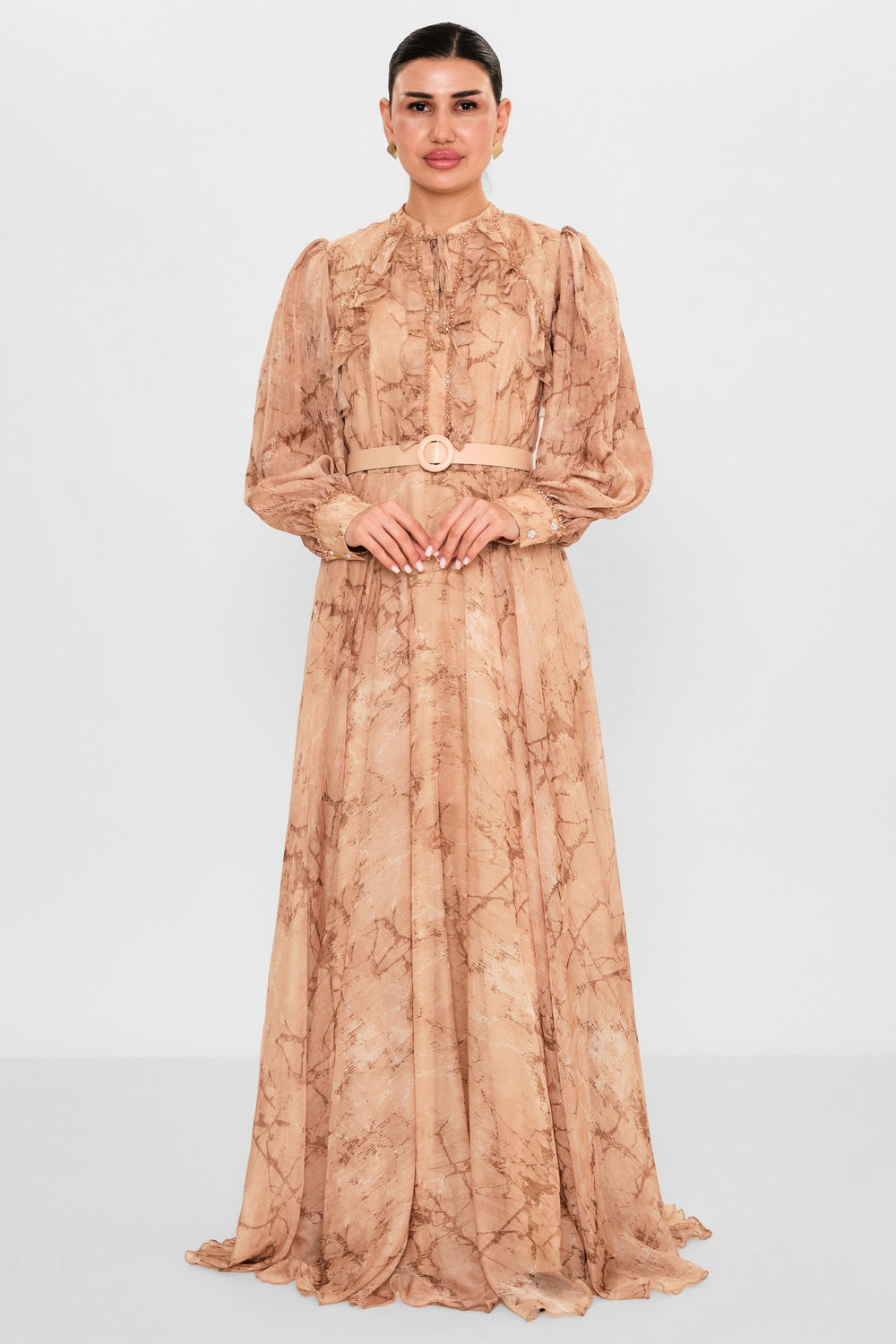 Nupel li̇ne - Plus Size Dress (NPL26Y5151) - 8690200117411