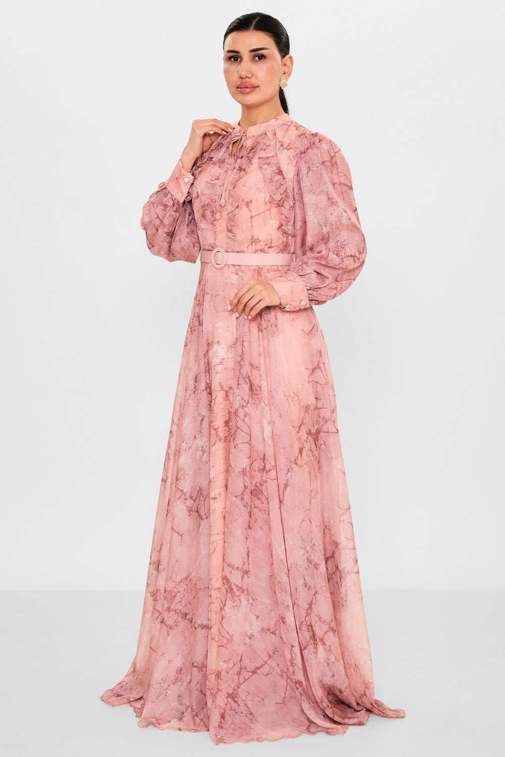 Nupel li̇ne - Plus Size Dress (NPL26Y5151) - 8690200117435