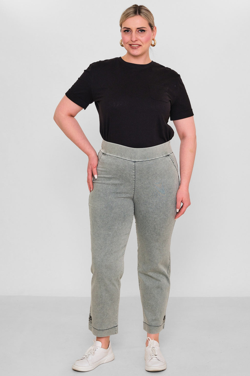 Elitline - Plus Size Trousers (ELT26Y1-30-4074) - 8690200117541