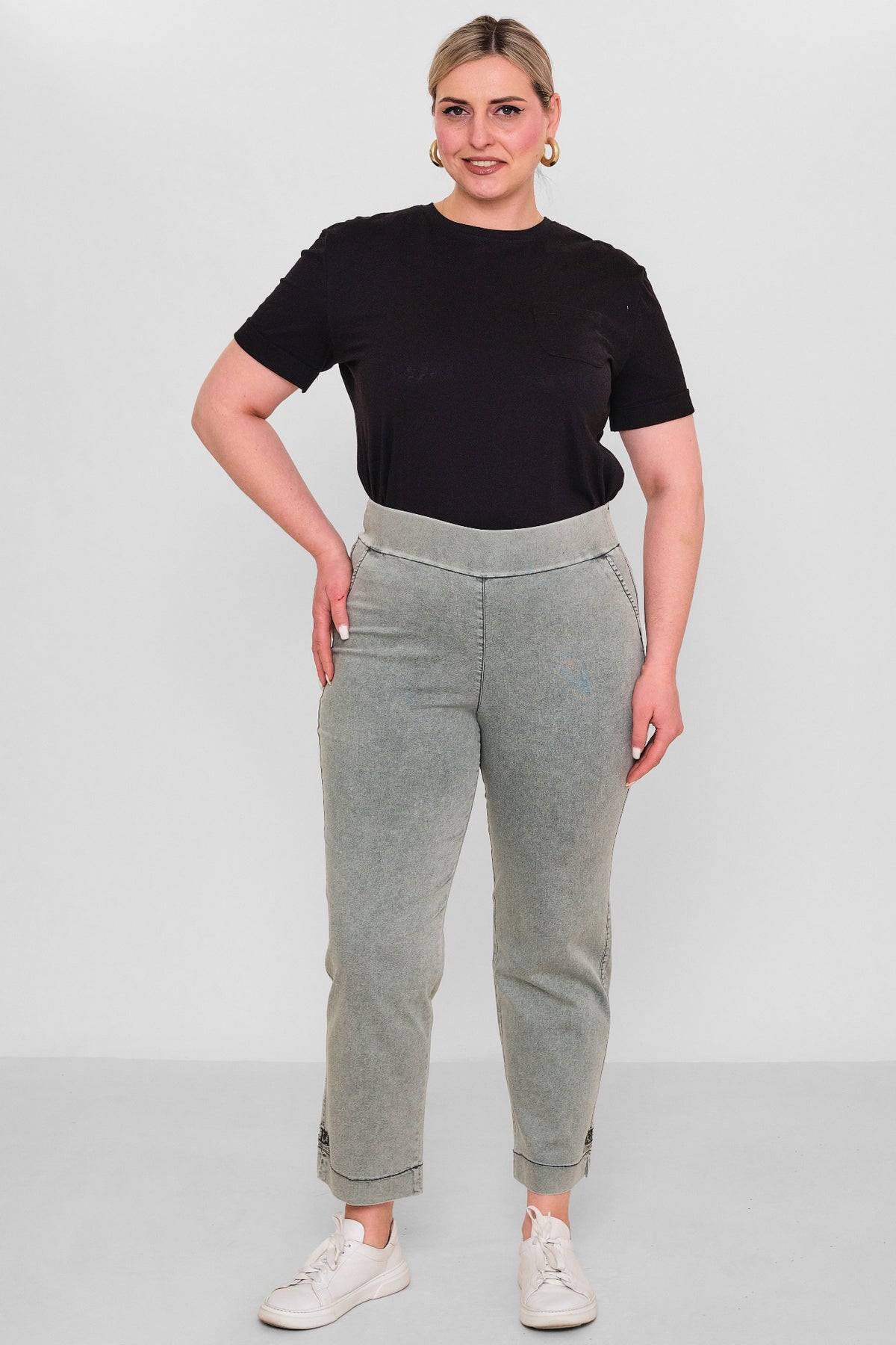 Elitline - Plus Size Trousers (ELT26Y1-30-4074) - 8690200117541