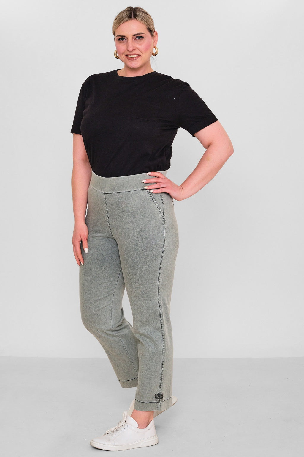 Elitline - Plus Size Trousers (ELT26Y1-30-4074) - 8690200117541