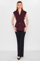Fever - Plus Size Waistcoat (FVR26Y15012) - 8690200117817