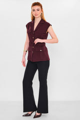Fever - Plus Size Waistcoat (FVR26Y15012) - 8690200117817