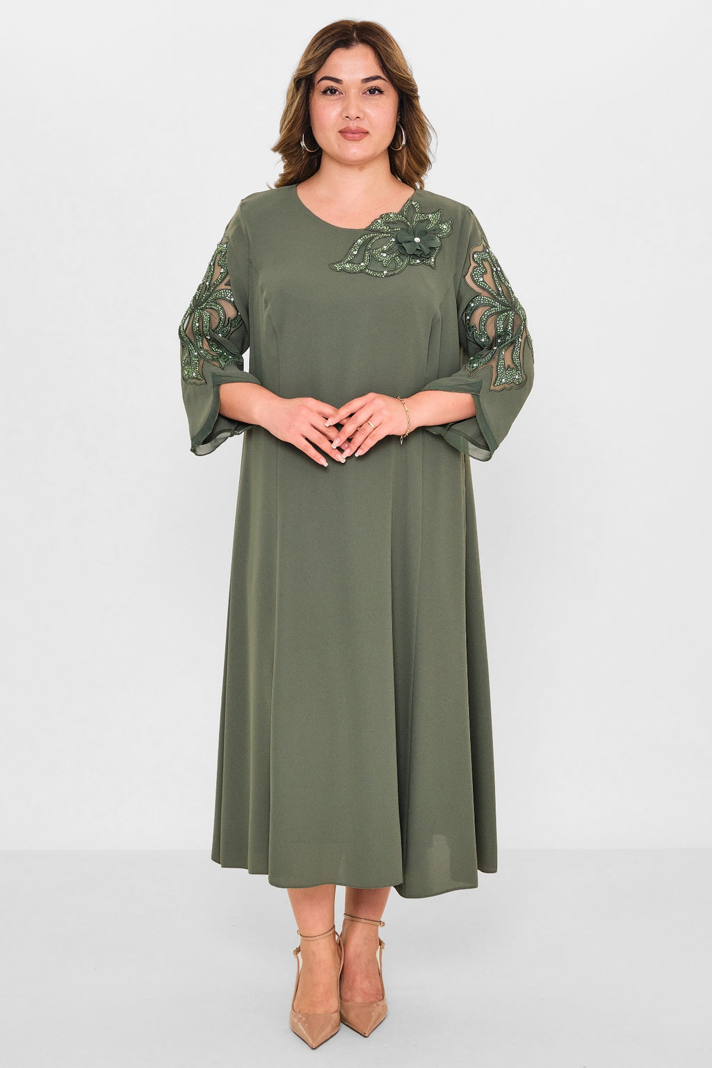 Gumanize - Plus Size Dress (GMZ2025-413-1996) - 8690200117824