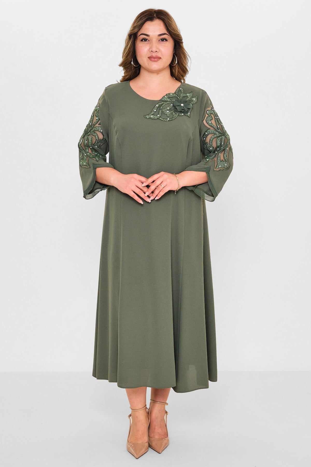 Gumanize - Plus Size Dress (GMZ2025-413-1996) - 8690200117824