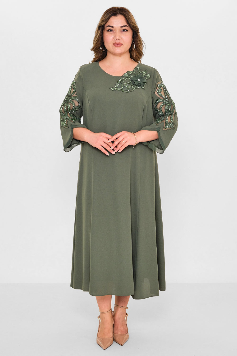 Gumanize - Plus Size Dress (GMZ2025-413-1996) - 8690200117824