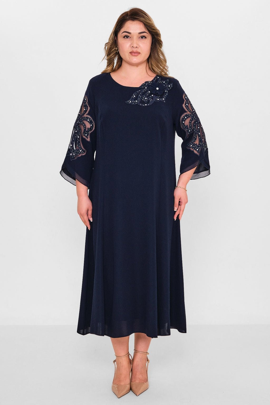 Gumanize - Plus Size Dress (GMZ2025-413-1996) - 8690200117831