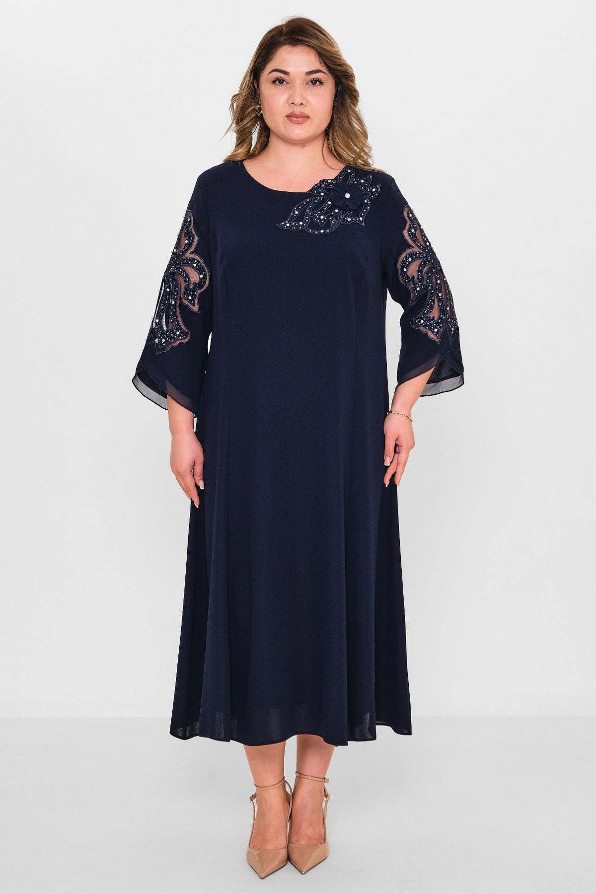 Gumanize - Plus Size Dress (GMZ2025-413-1996) - 8690200117831