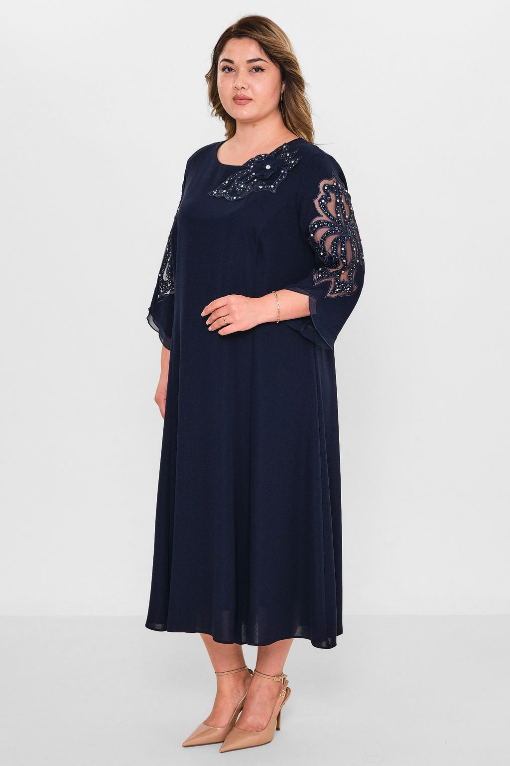 Gumanize - Plus Size Dress (GMZ2025-413-1996) - 8690200117831
