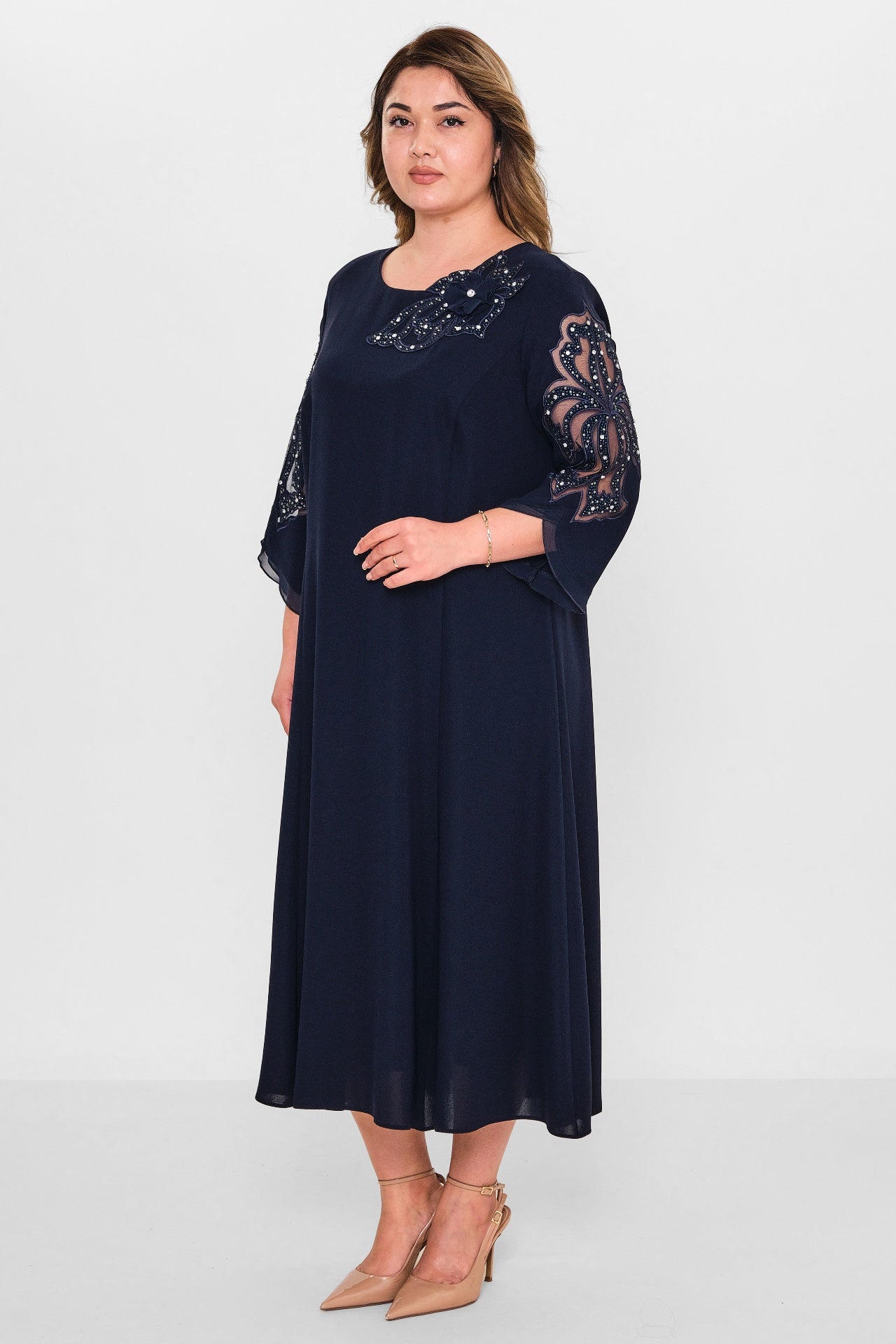 Gumanize - Plus Size Dress (GMZ2025-413-1996) - 8690200117831