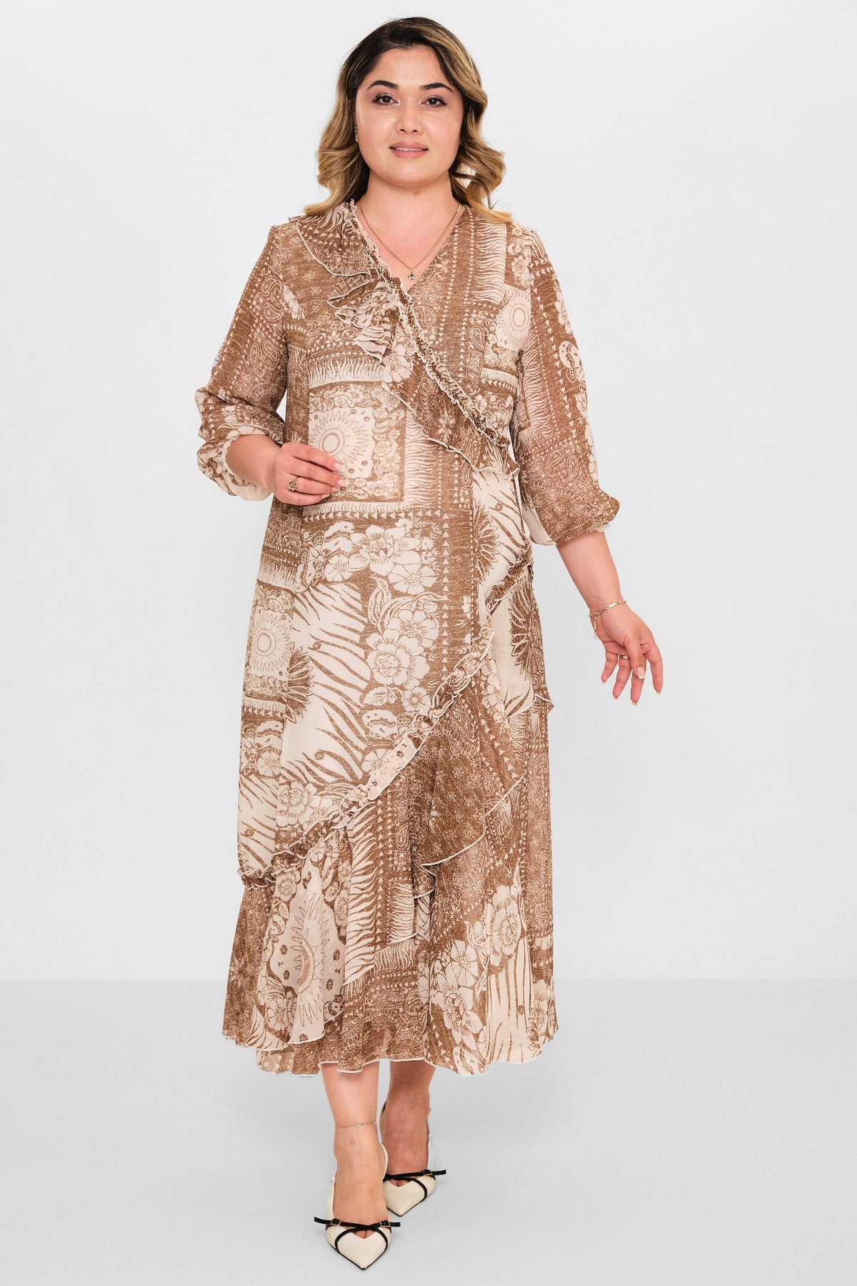 Gumanize - Plus Size Dress (GMZ2026-378-7993) - 8690200117909