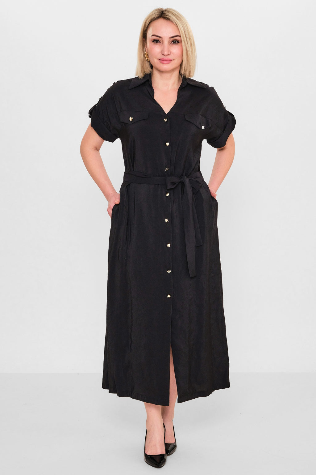 Revaro - Regular Size Dress (RVR26YS-9082) - 8690200118449