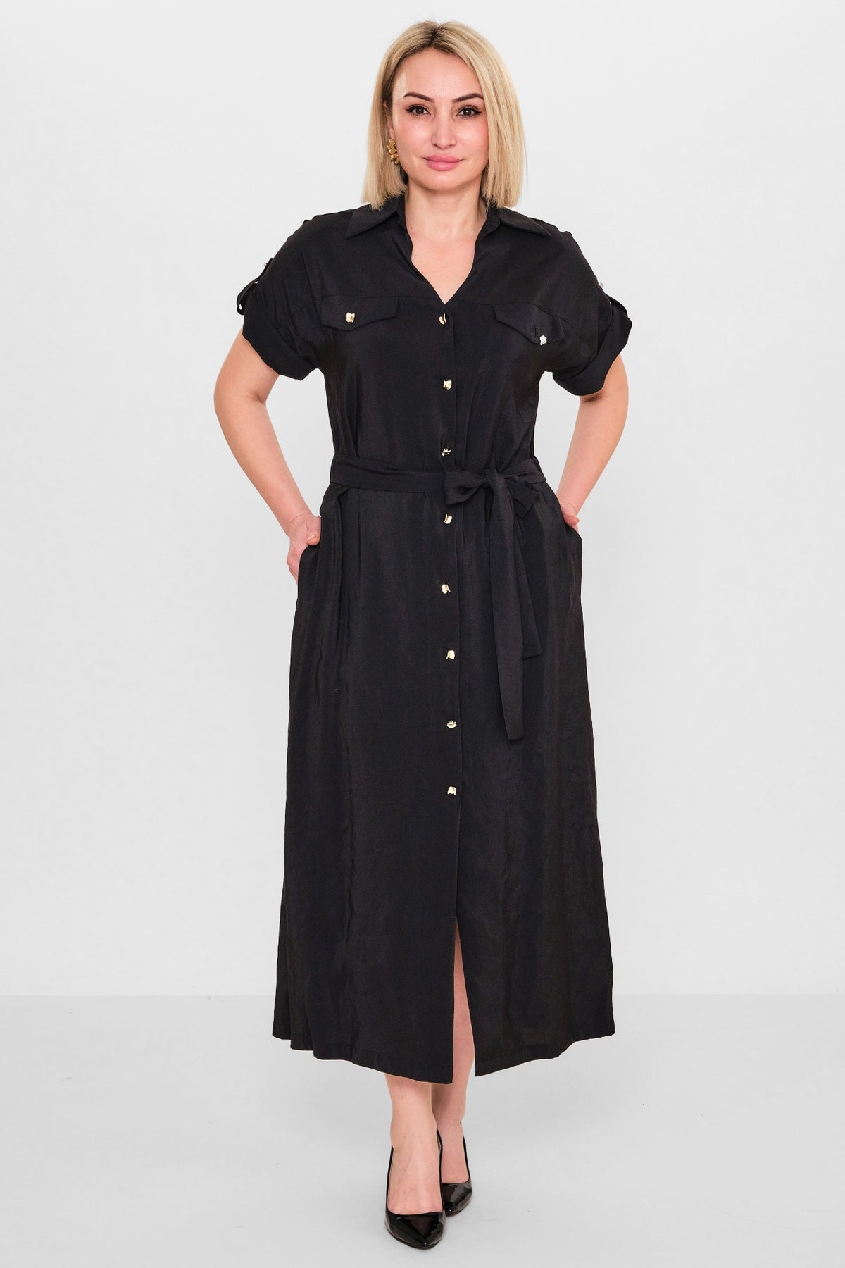 Revaro - Regular Size Dress (RVR26YS-9082) - 8690200118449