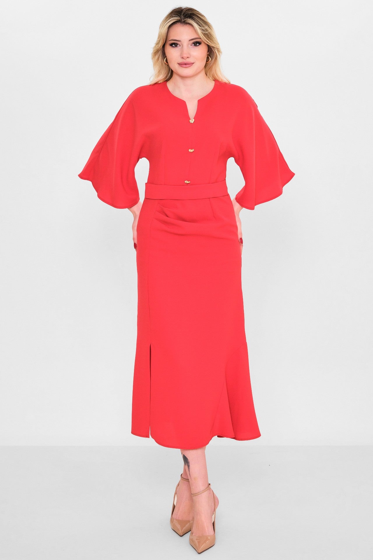 Maqrell - Plus Size Dress (MAQ26Y1174) - 8690200118470