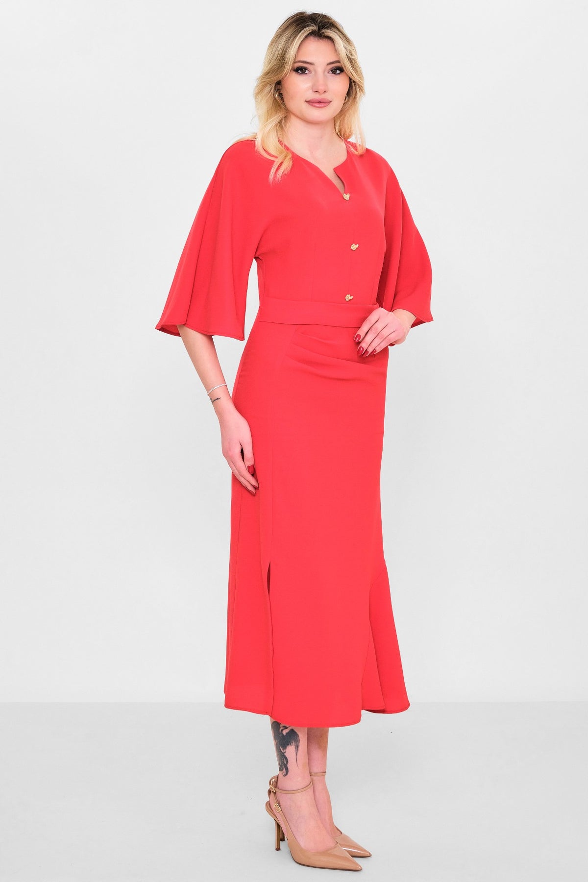 Maqrell - Plus Size Dress (MAQ26Y1174) - 8690200118470