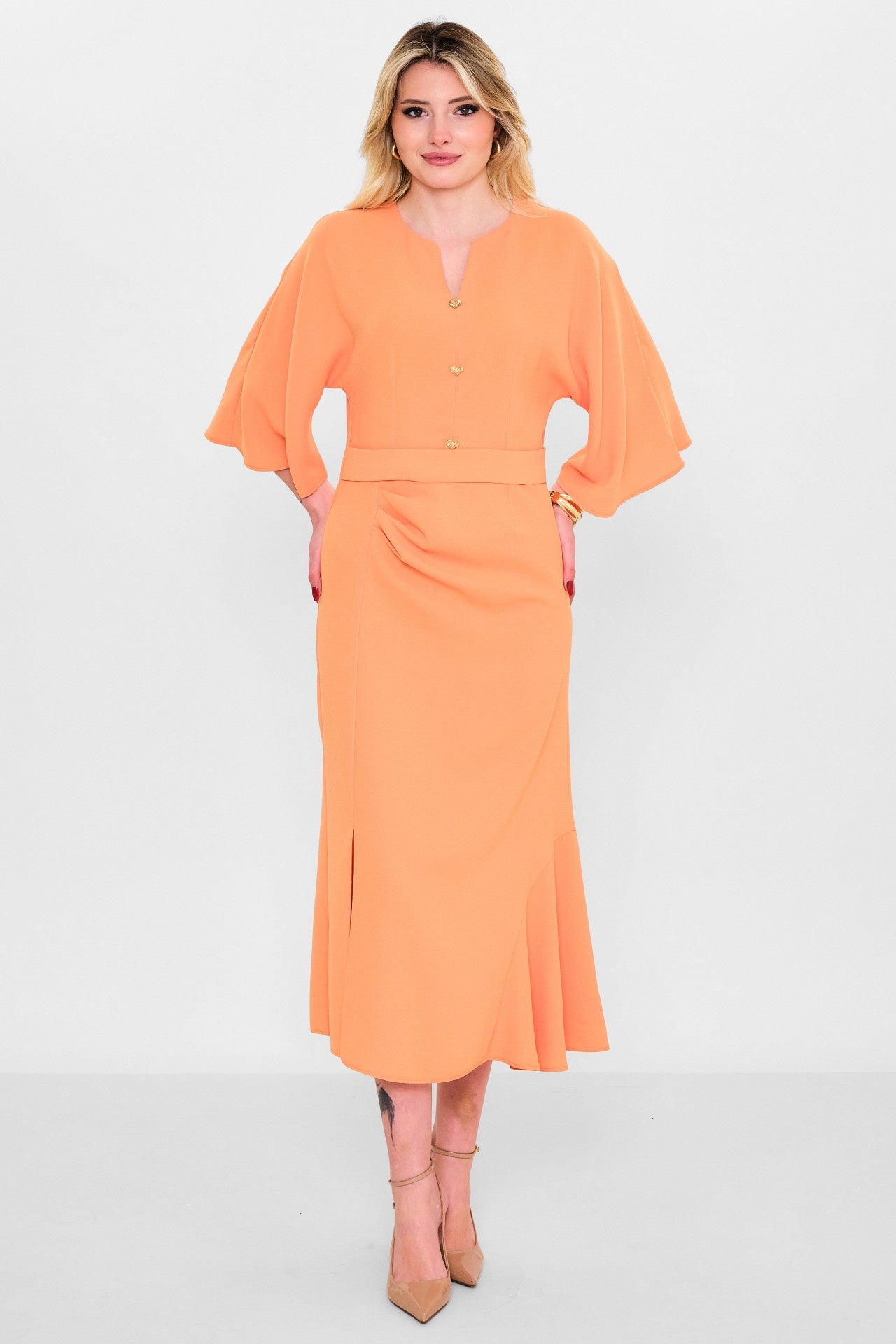 Maqrell - Plus Size Dress (MAQ26Y1174) - 8690200118487