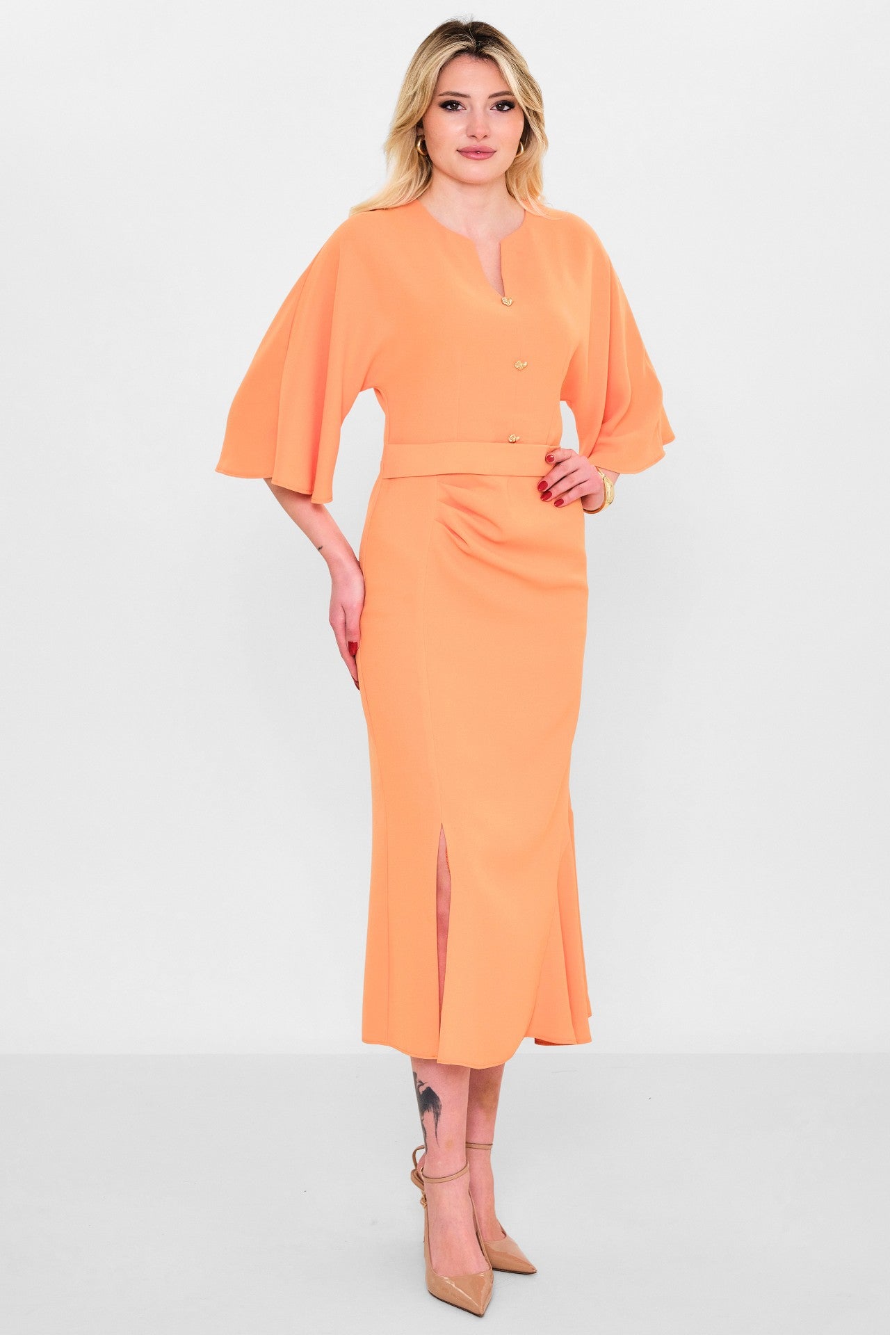 Maqrell - Plus Size Dress (MAQ26Y1174) - 8690200118487