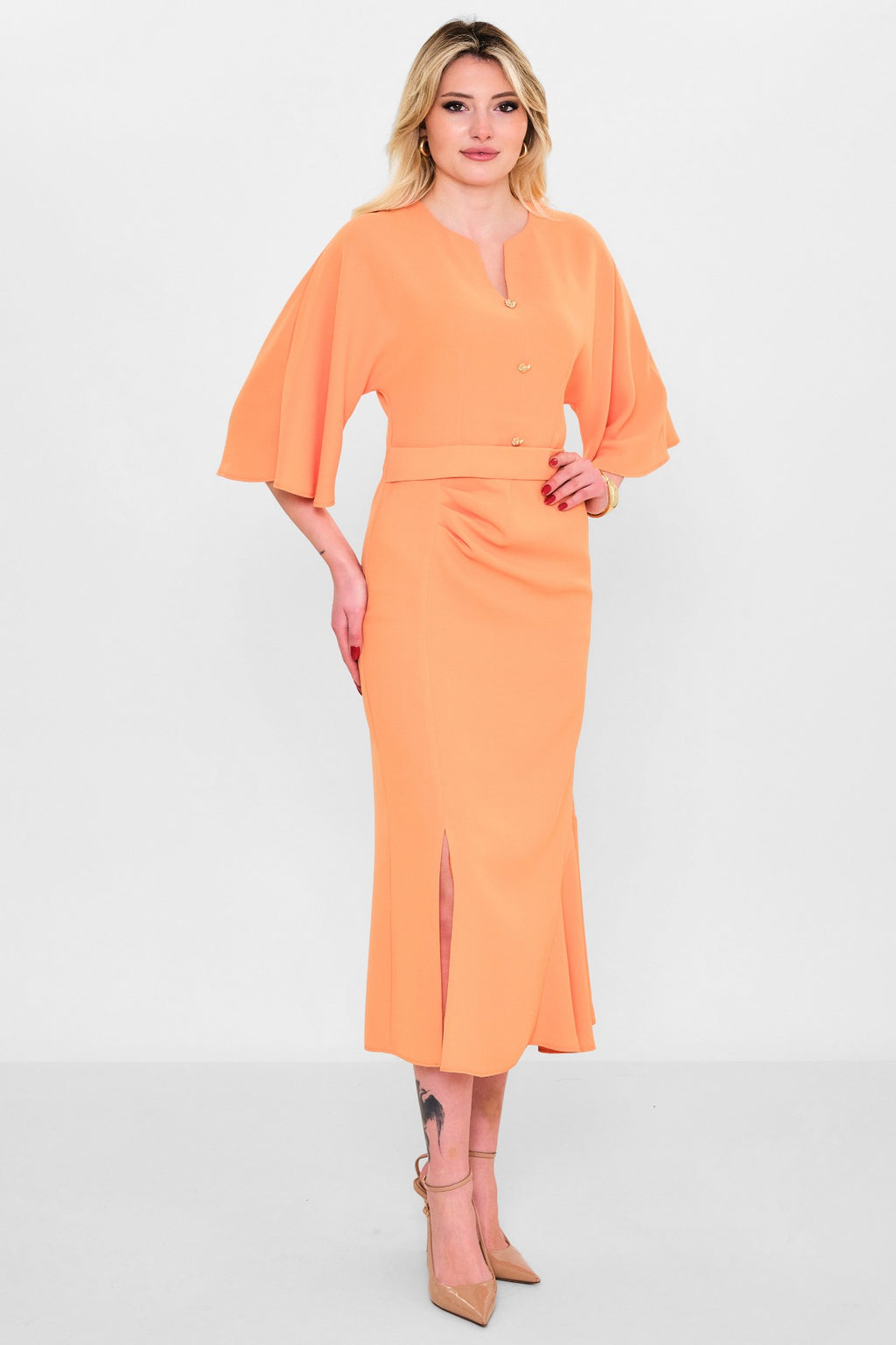 Maqrell - Plus Size Dress (MAQ26Y1174) - 8690200118487