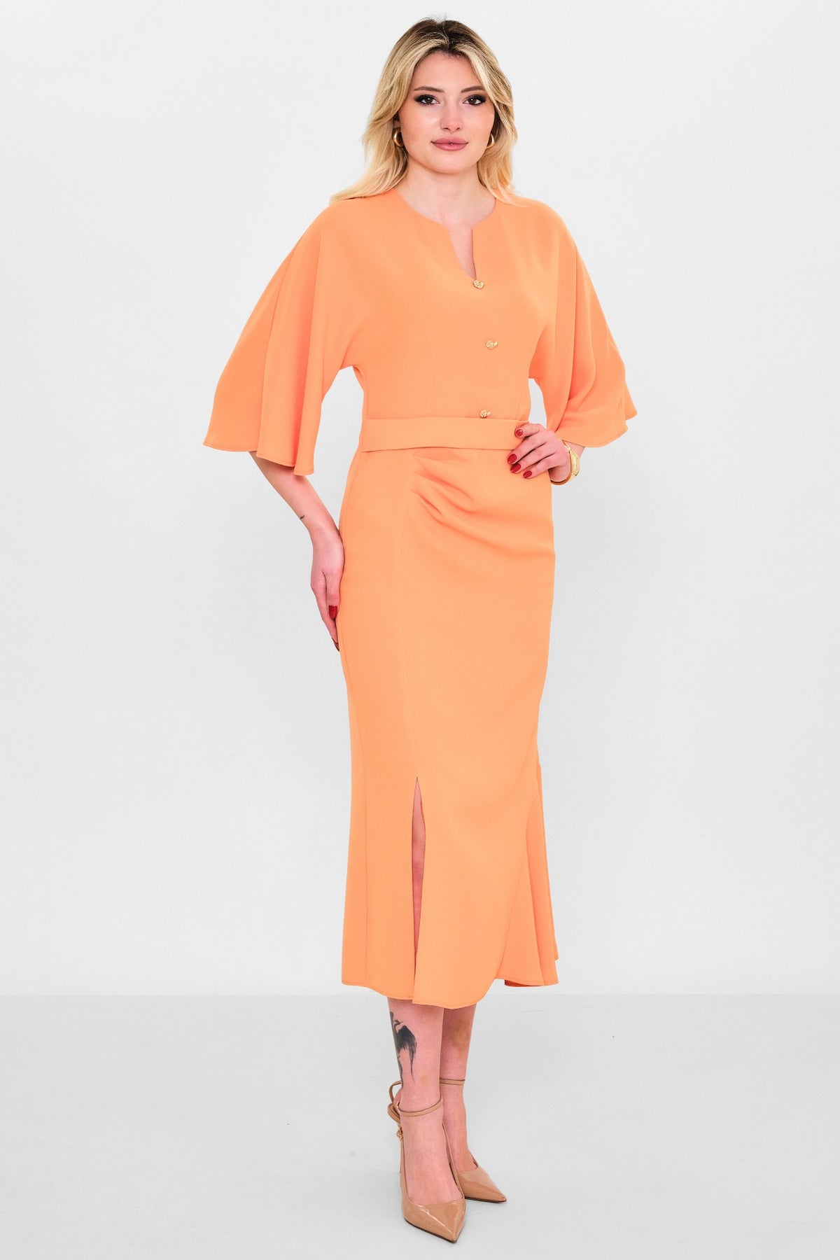 Maqrell - Plus Size Dress (MAQ26Y1174) - 8690200118487